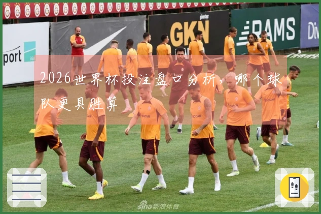 2026世界杯投注盘口分析，哪个球队更具胜算